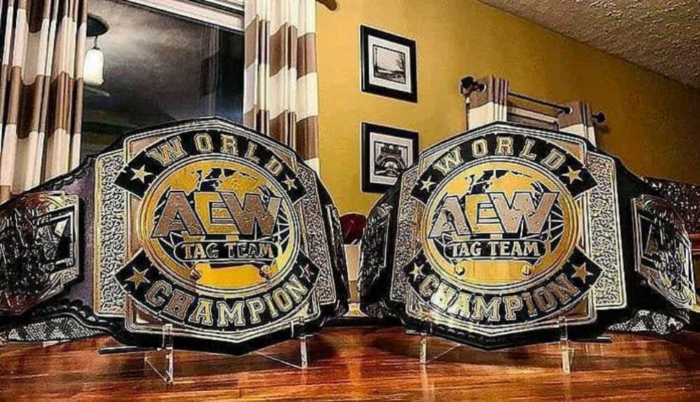 AEW World Tag Team Championship  action figure collectible - Main Image 4