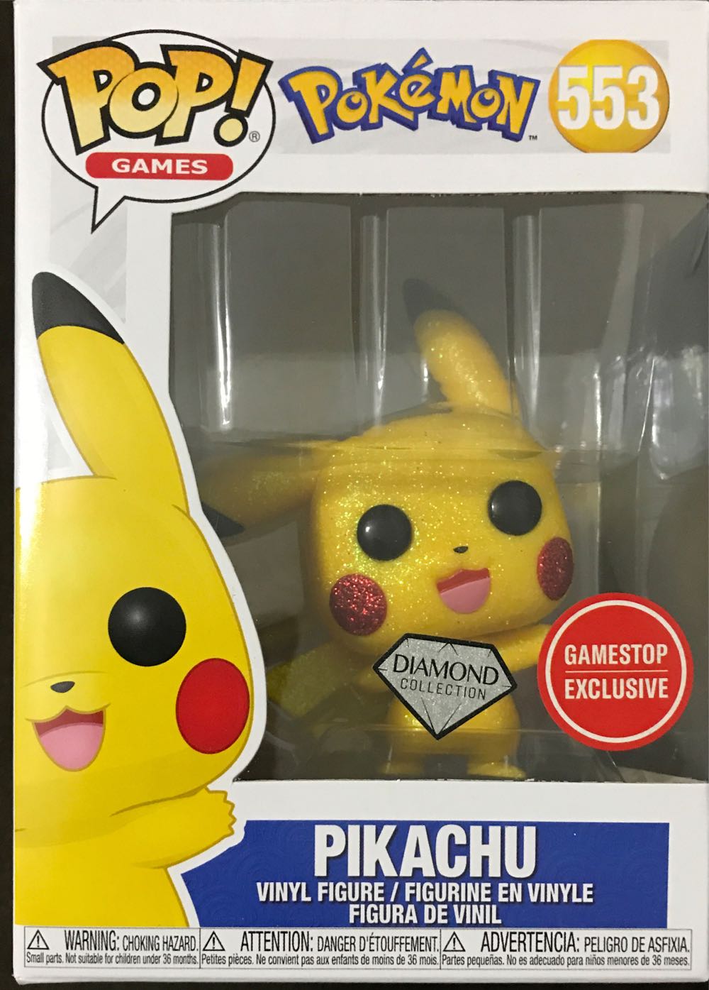 Pokemon: Pikachu #553 Gamestop Exclusive  - Funko (Pokémon) action figure collectible [Barcode 889698560436] - Main Image 2