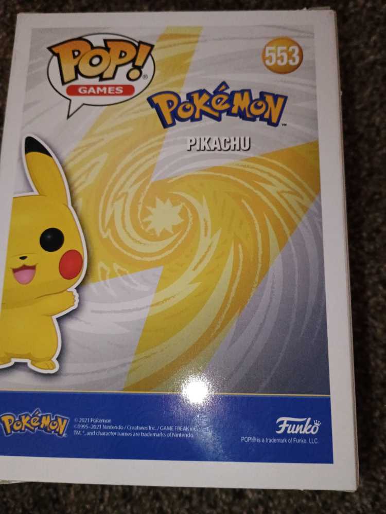 Pokemon: Pikachu #553 Gamestop Exclusive  - Funko (Pokémon) action figure collectible [Barcode 889698560436] - Main Image 3