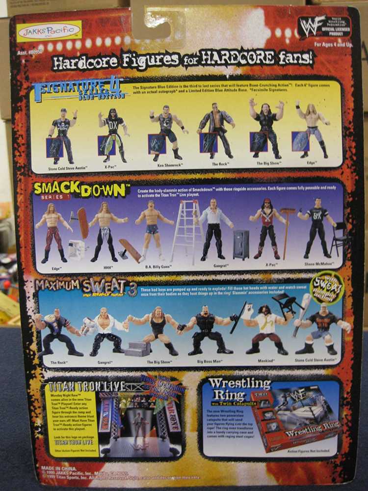 WWE - Ken Shamrock - Survivor Series - Series 4 - Blue Edition  - Jakks Pacific action figure collectible - Main Image 2