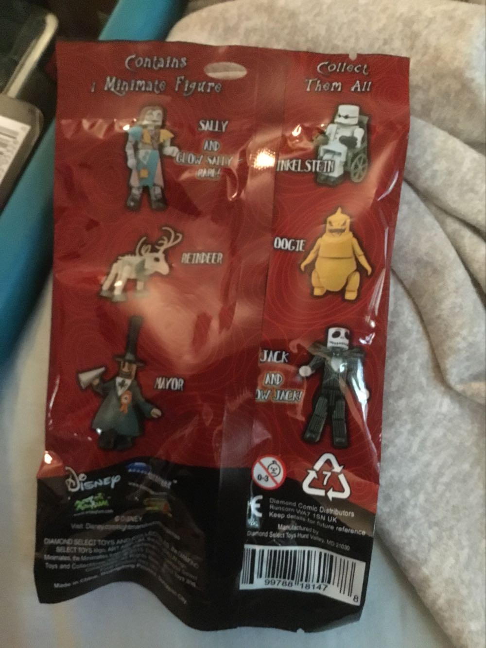 Nightmare Before Christmas Minimates - Diamond Select Toys (The Nightmare Before Christmas) action figure collectible [Barcode 699788181478] - Main Image 2