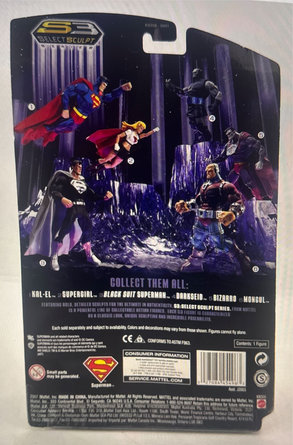 Kal-el - Mattel (DC Super Heroes) action figure collectible [Barcode 027084454963] - Main Image 2