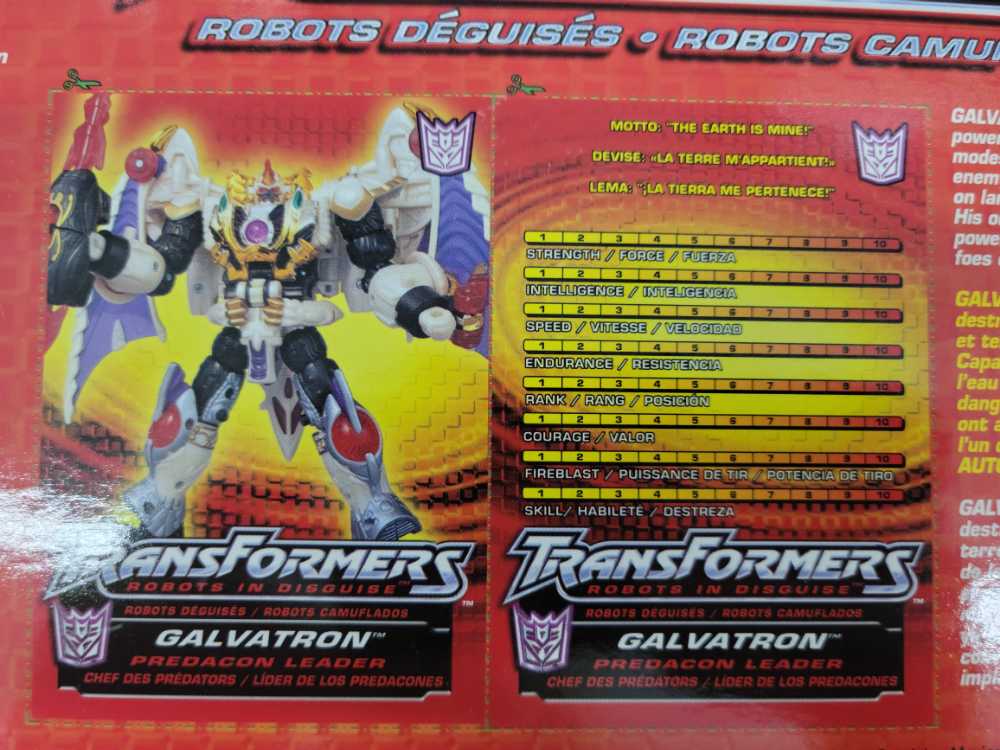 Galvatron 1st Boxed - Hasbro (Robots In Disguise RID) action figure collectible - Main Image 4