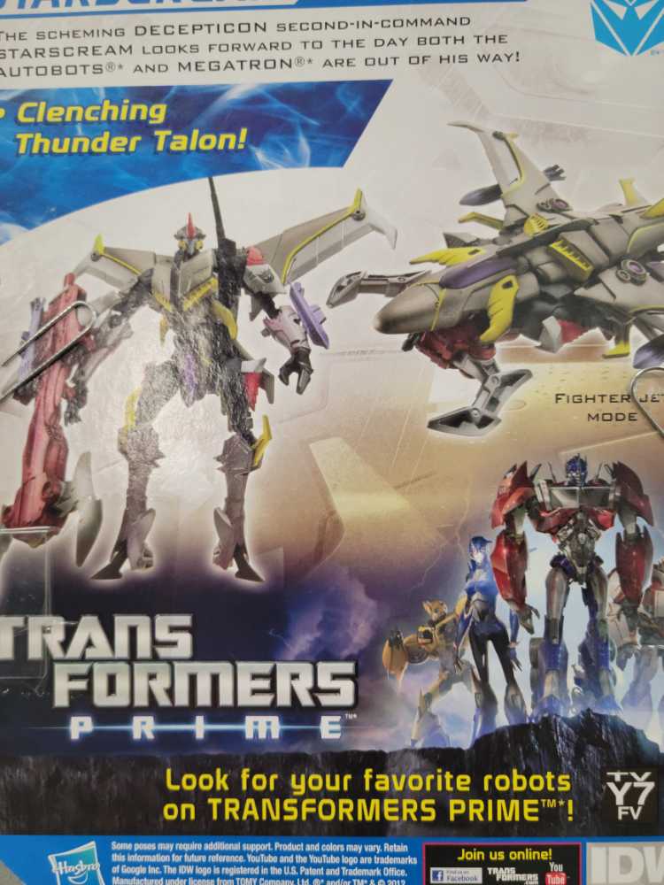 Starscream Carded - Hasbro (Prime Beast Hunters) action figure collectible - Main Image 4