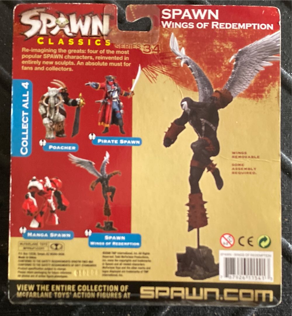 Spawn: Wings Of Redemption  action figure collectible [Barcode 787926115413] - Main Image 2