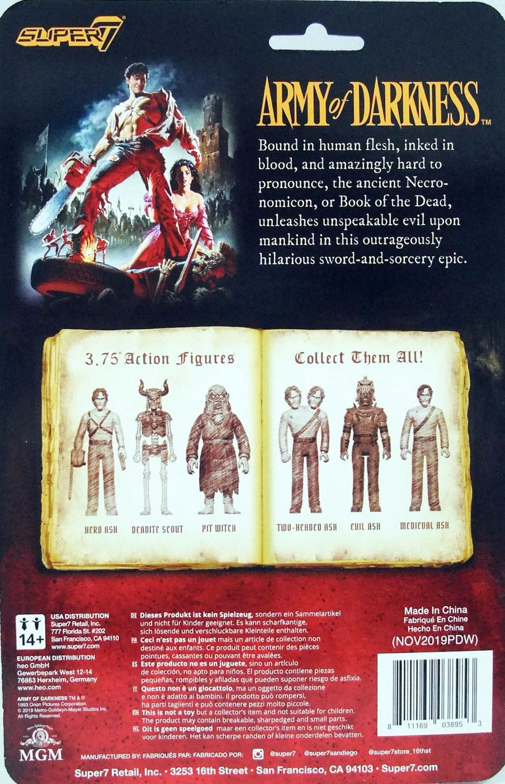 Deadite Scout (Glow In The Dark Variant) - Super7 (Army Of Darkness) action figure collectible [Barcode 840049811027] - Main Image 2