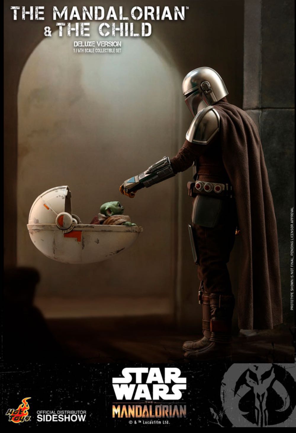 The Mandalorian and The Child (Deluxe) - Hot Toys / Sideshow (Hot Toys 1/6 Scale Figure) action figure collectible - Main Image 2