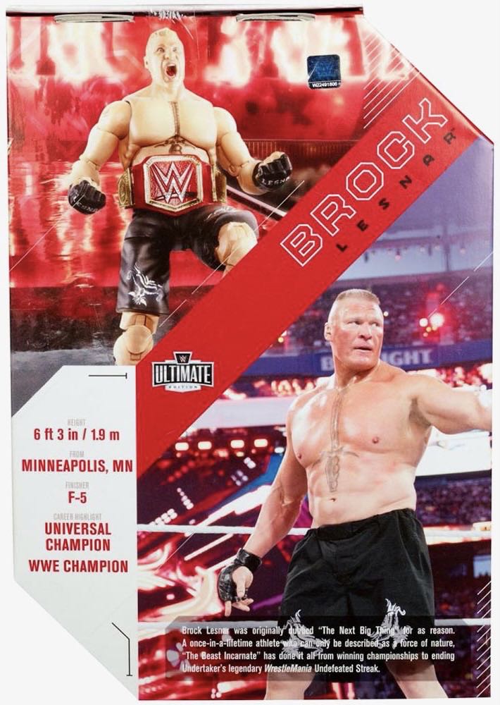 Brock Lesnar - Mattel Wwe (WWE Ultimate Edition) action figure collectible [Barcode 887961838947] - Main Image 2