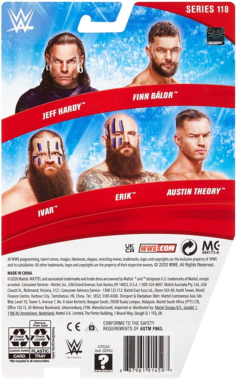 Ivar - Mattel Wwe (WWE Series 118) action figure collectible - Main Image 4
