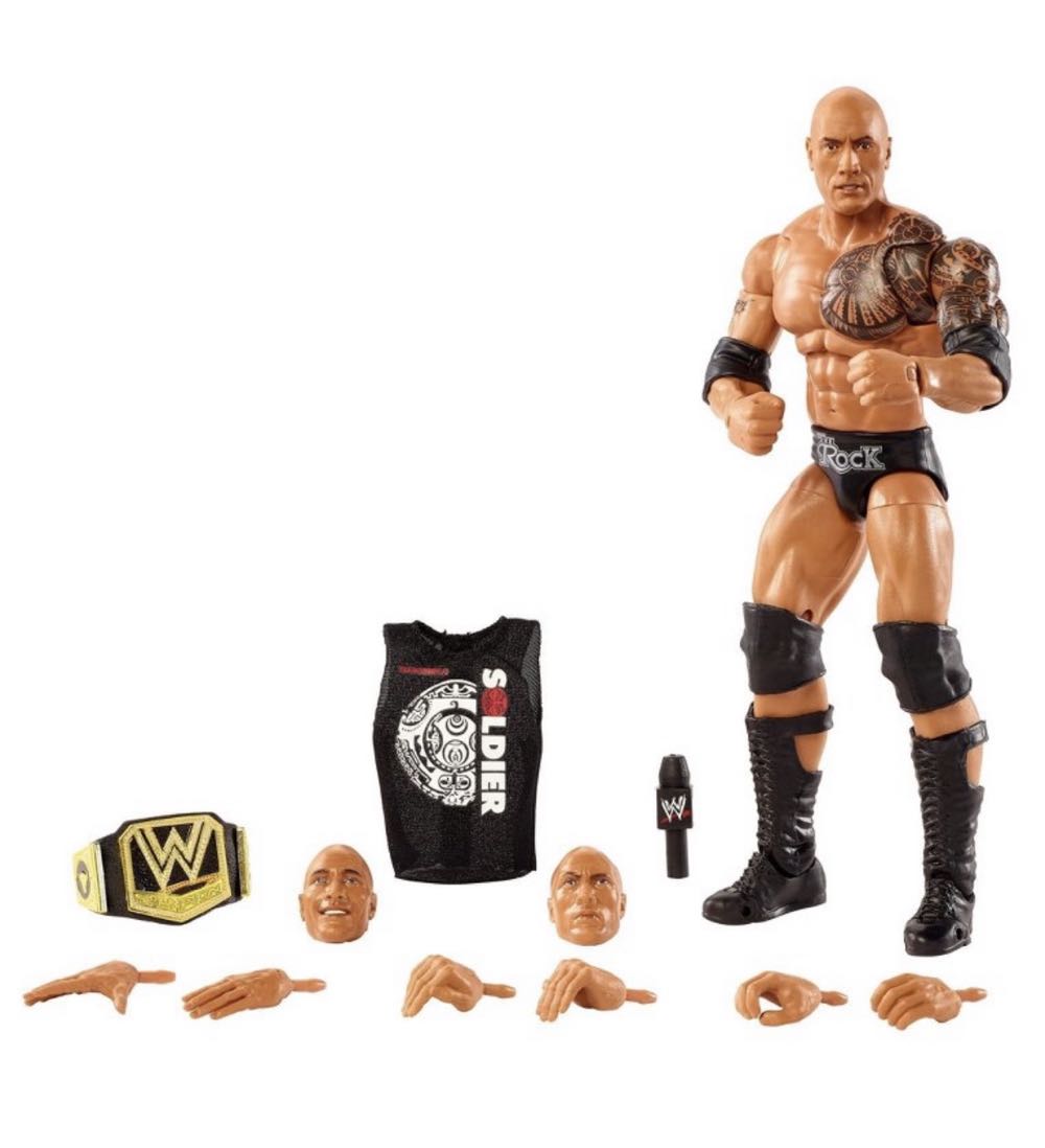 The Rock - Mattel (WWE Ultimate Edition) action figure collectible [Barcode 887961922257] - Main Image 2