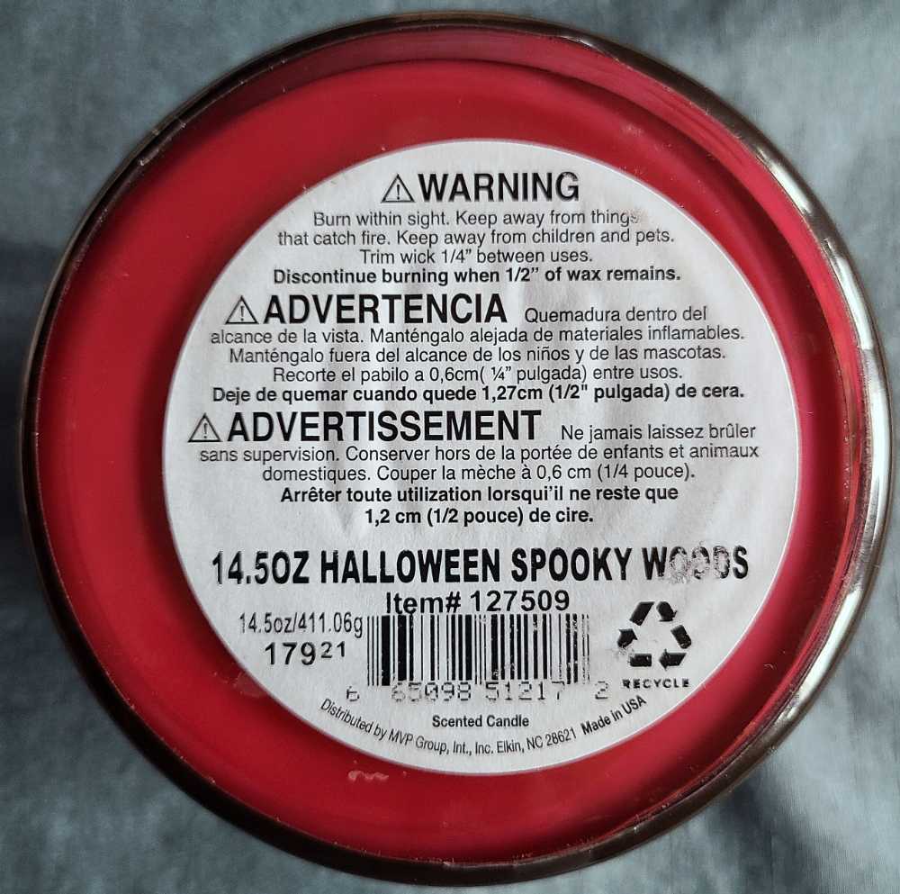 CANDLE: Halloween Colonial Spooky Woods 2021 - Colonial Candle (Halloween Candles) action figure collectible - Main Image 2