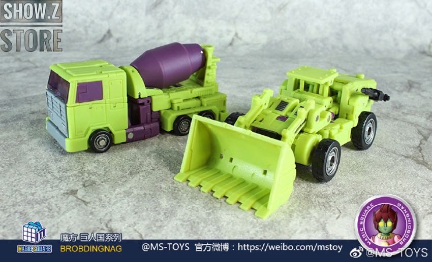 Shovel Master (Scrapper) & Roller Master (Mixmaster) 2-Pack - Magic Square (The Transformers) action figure collectible - Main Image 2