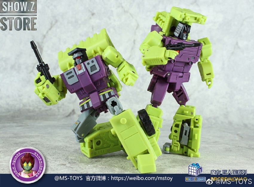 Shovel Master (Scrapper) & Roller Master (Mixmaster) 2-Pack - Magic Square (The Transformers) action figure collectible - Main Image 4