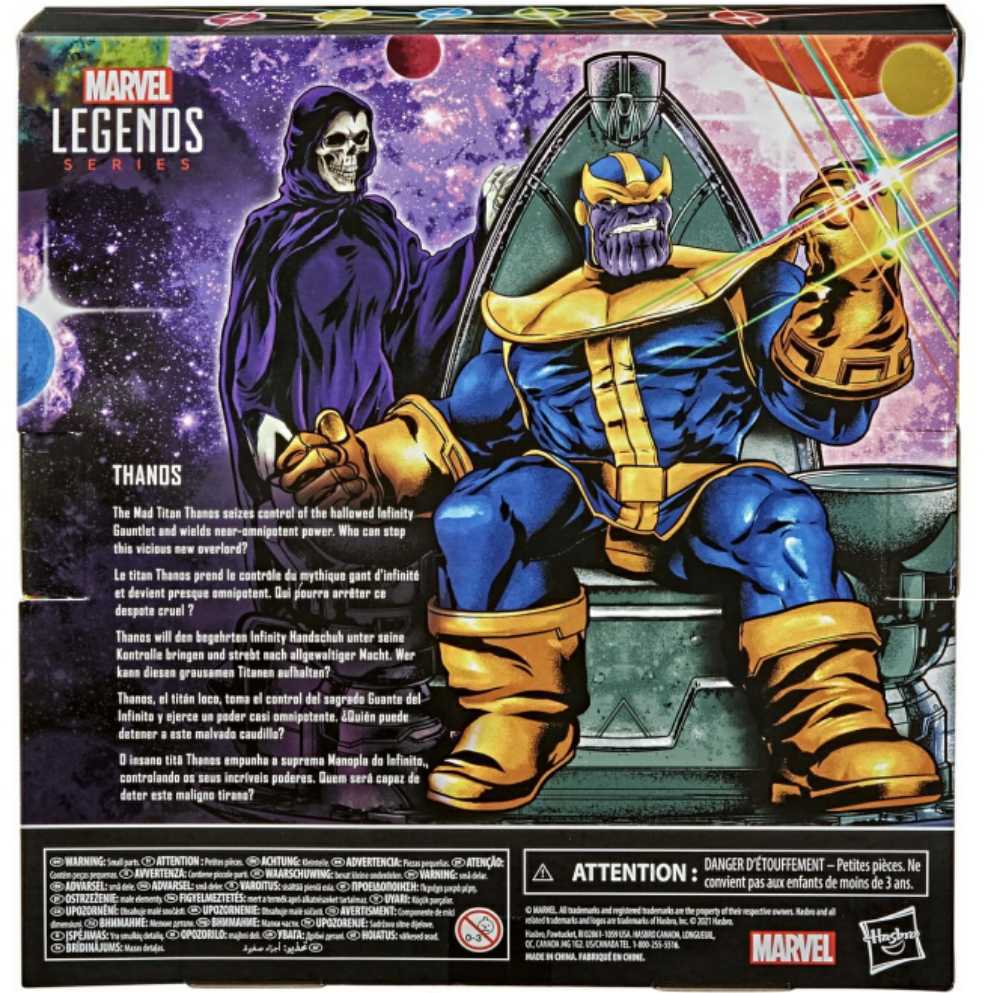 Marvel Legends, Deluxe Edition: Thanos (Infinity Gauntlet) - Hasbro (Marvel Superheroes) action figure collectible - Main Image 3