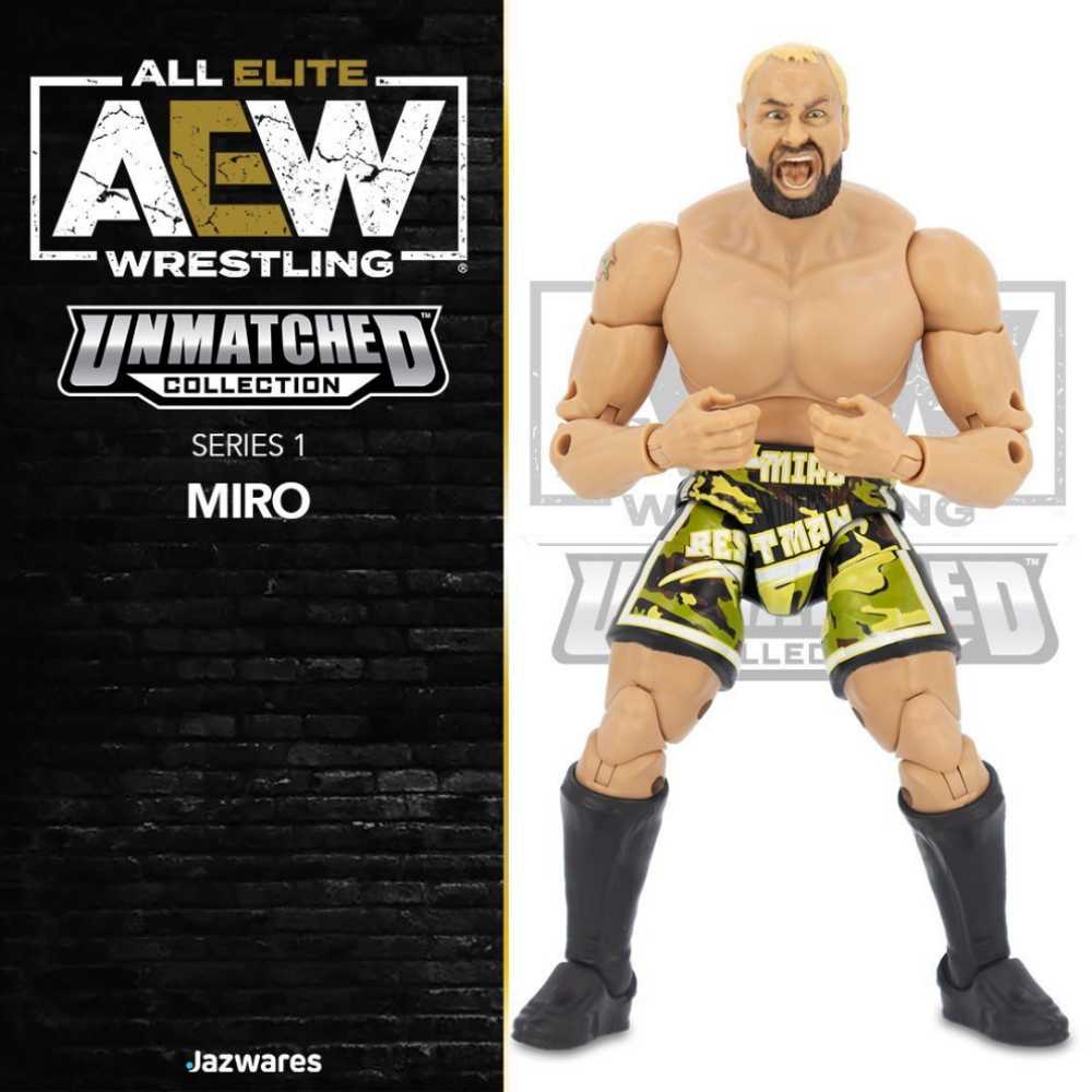 Miro - AEW Unmatched Series 1 - Jazwares (AEW) action figure collectible [Barcode 191726415220] - Main Image 3