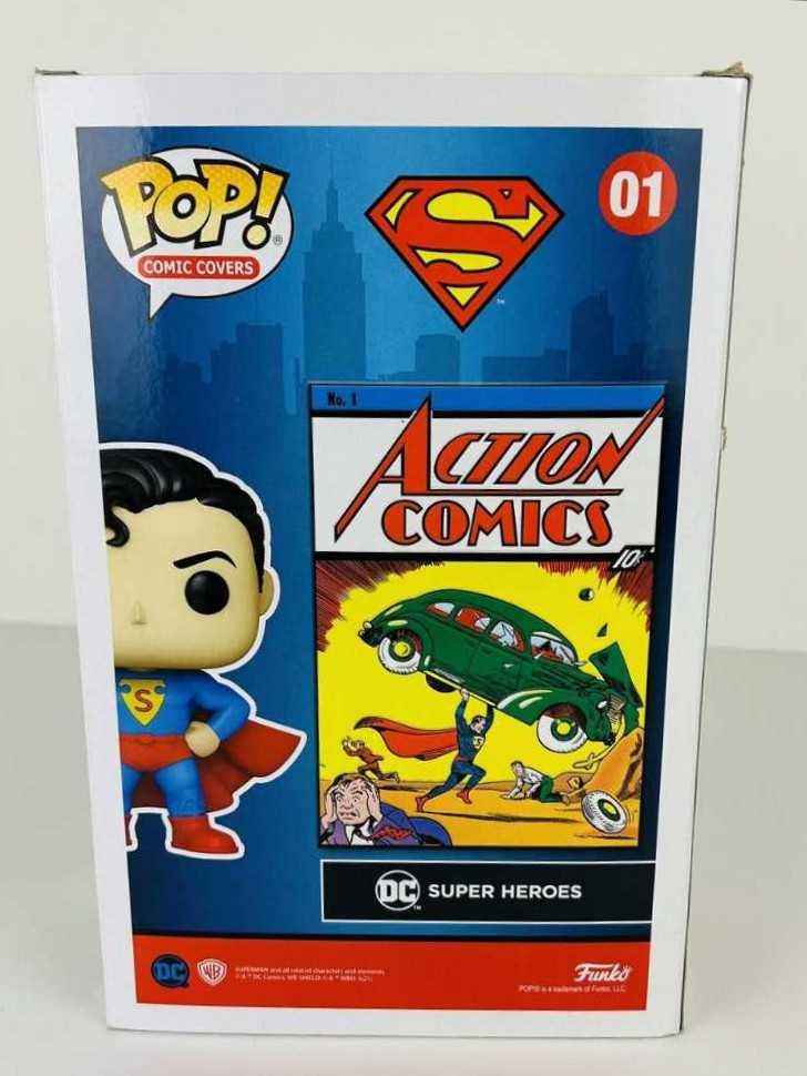 Funko POP!#01 Comic Covers: Action Comics #1 - Funko (Superman) action figure collectible [Barcode 889698504683] - Main Image 3