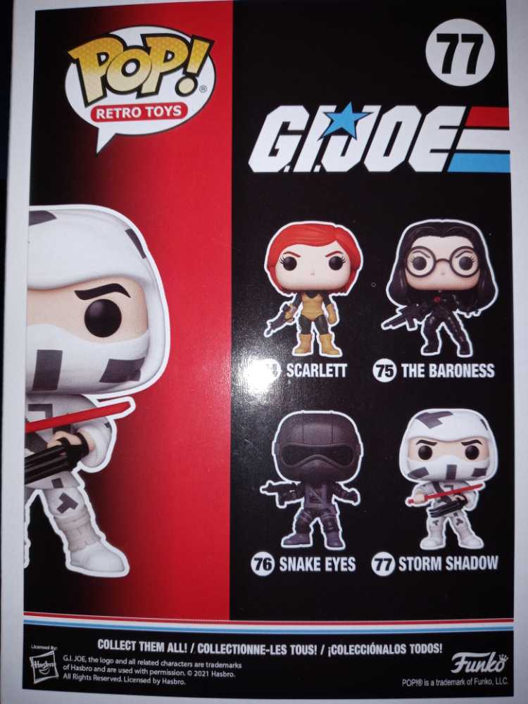GI Joe- Storm Shadow Funko 77 - Funko (G. I. JOE) action figure collectible [Barcode 889698557863] - Main Image 2