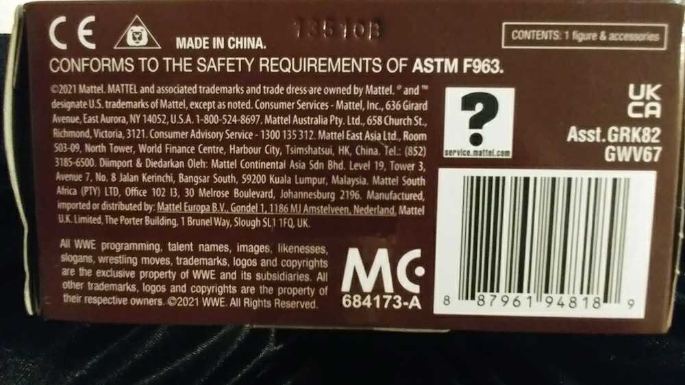 Bam Bam Bigelow - Mattel (Mattel Elite Collection Legends) action figure collectible [Barcode 887961948189] - Main Image 4