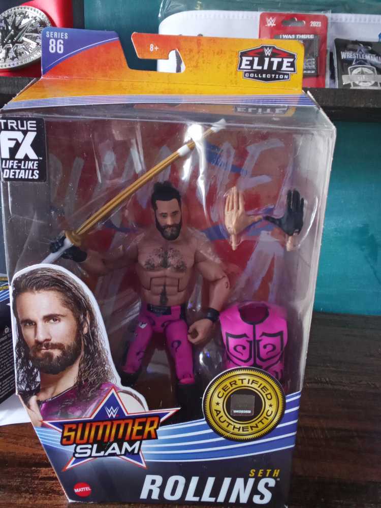 Seth Rolling Elite 86 - Mattel Wwe (WWE Elite Series 86 Summerslam) action figure collectible [Barcode 887961922493] - Main Image 2