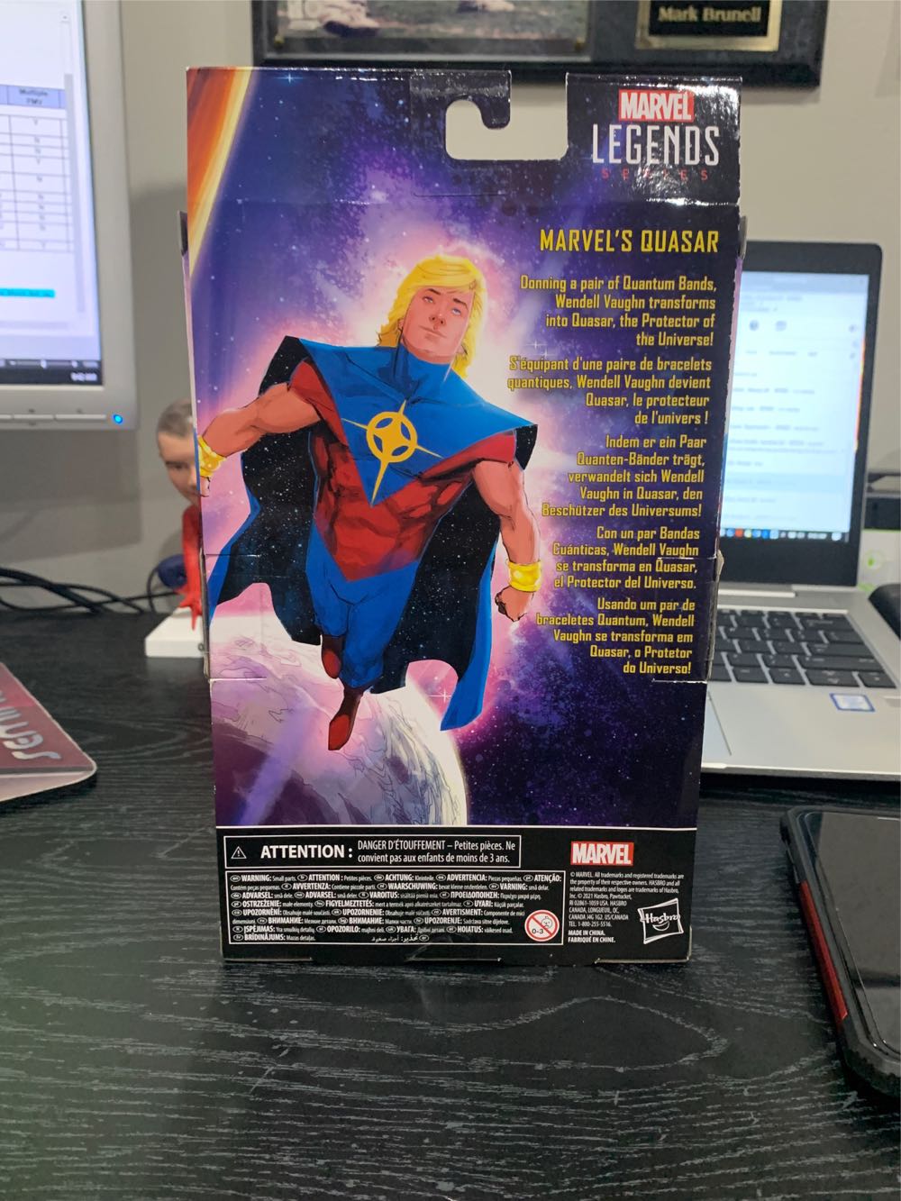 Marvel Legends Quasar - Hasbro (Marvel Legends) (Marvel Legends Cosmic) action figure collectible [Barcode 5010993839735] - Main Image 3