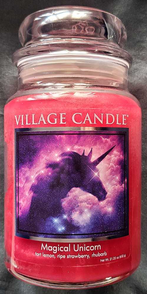 CANDLE: Enchanted Village Magical Unicorn - Village Candle (Enchanted Candles) action figure collectible - Main Image 1