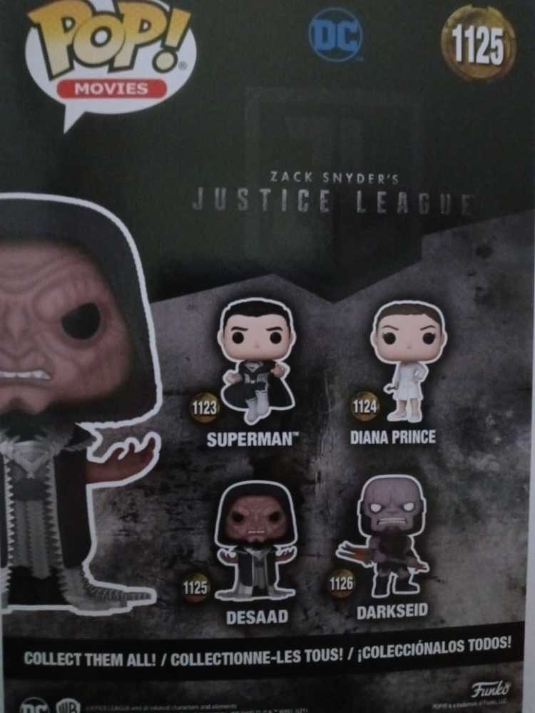 DC- Desaad Funko 1125 - Funko (Justice League) (Zack Snyders Justice League (2021)) action figure collectible [Barcode 889698567992] - Main Image 3