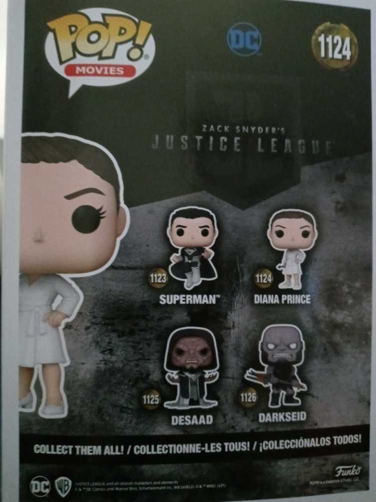 Diana Prince Wonder Woman Funko 1124 - Funko (DC Funko Pops!) action figure collectible [Barcode 889698568005] - Main Image 3