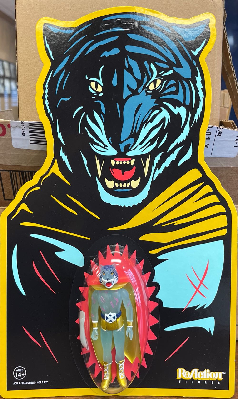 Red Tiger GID The Worst Tall Card - Super 7 action figure collectible [Barcode 840049812291] - Main Image 1