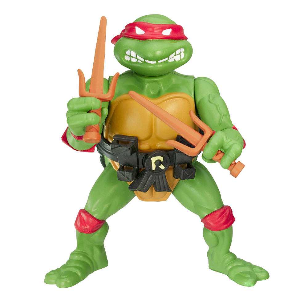 TMNT: Raphael (classic rerelease) - Playmates (Teenage Mutant Ninja Turtles (Classic Retro)) action figure collectible [Barcode 043377812838] - Main Image 3
