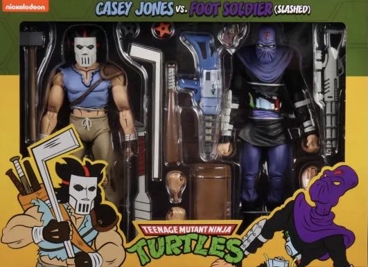 Casey Jones vs. Foot Soldier (Slashed) - NECA, Inc. (Teenage Mutant Ninja Turtles) action figure collectible - Main Image 1
