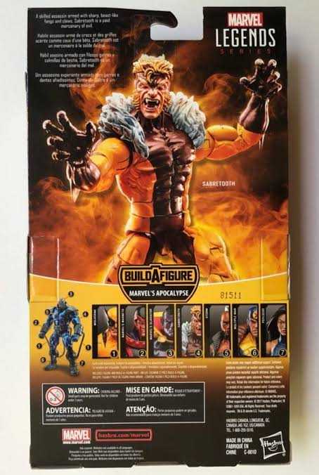 Sabretooth - Hasbro (Superheroes / Marvel / X-Men / Marvel Legends / Action Figure) action figure collectible - Main Image 4