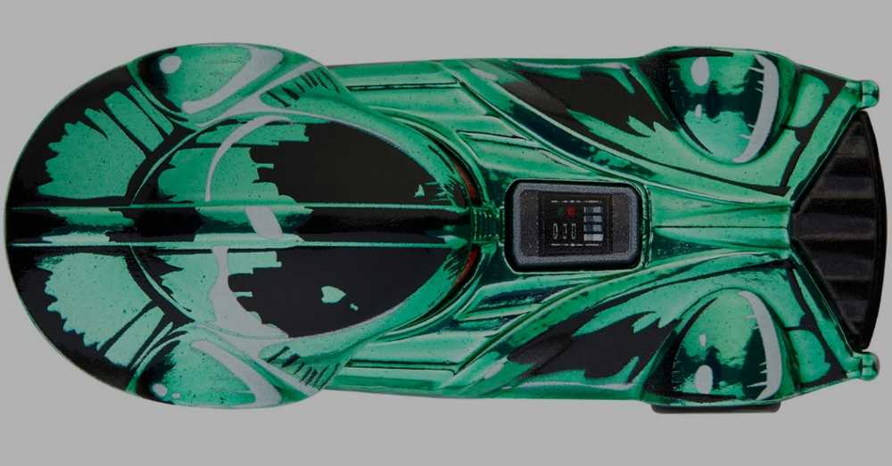 Hot Wheels Green Darth Vader Comic Con Exclusive - Hot Wheels by Mattel (Star Wars Hot Wheels) action figure collectible [Barcode 194735018789] - Main Image 4