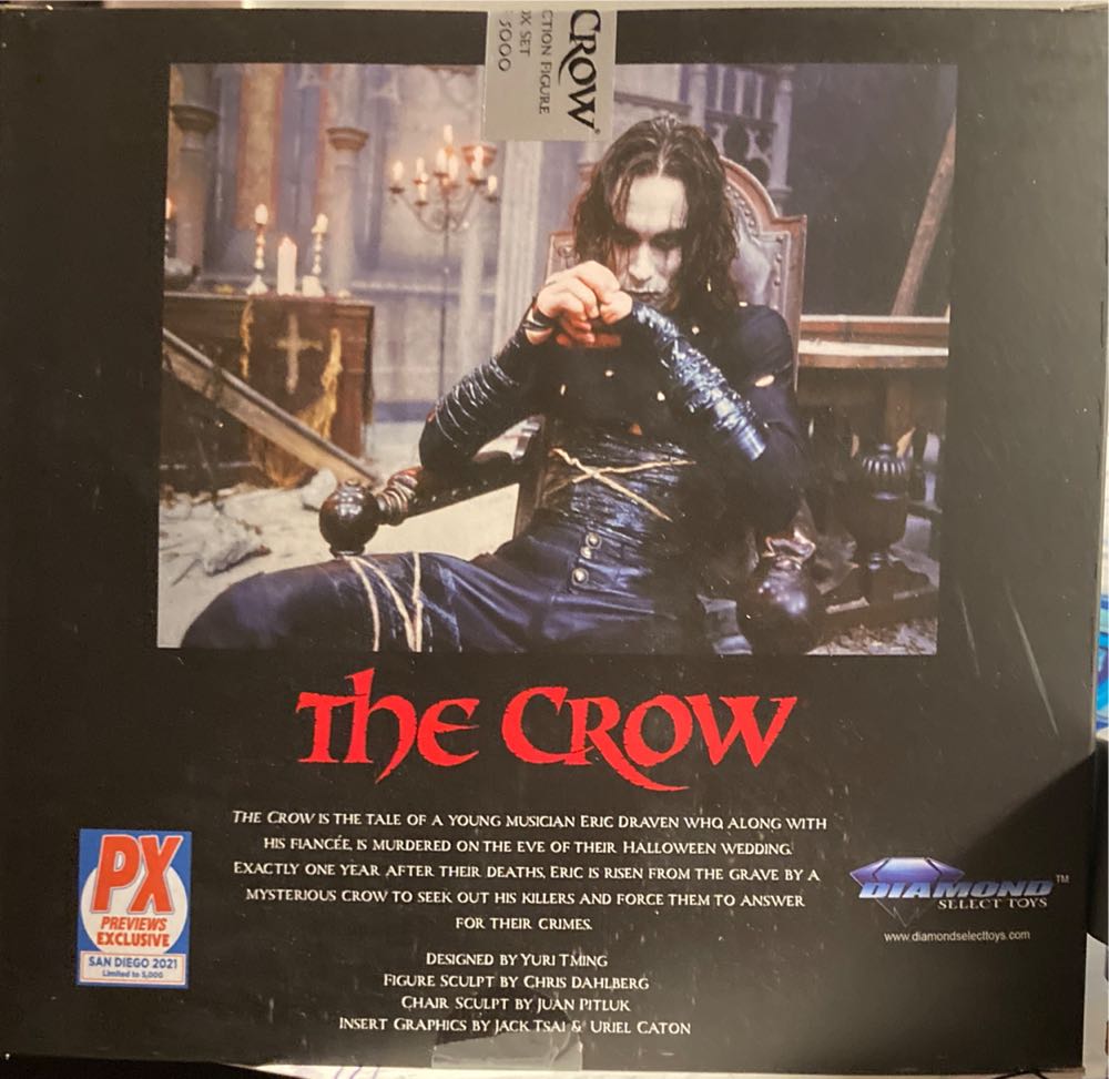Diamond Select Toys San Diego Comic-con Exclusive The Crow Deluxe Action Figure Multicolor - Diamond Select (The Crow) action figure collectible [Barcode 699788845271] - Main Image 3