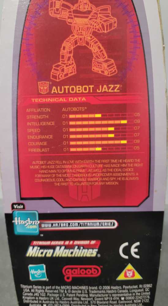Jazz  - Galoob (Titanium 3”) action figure collectible - Main Image 4