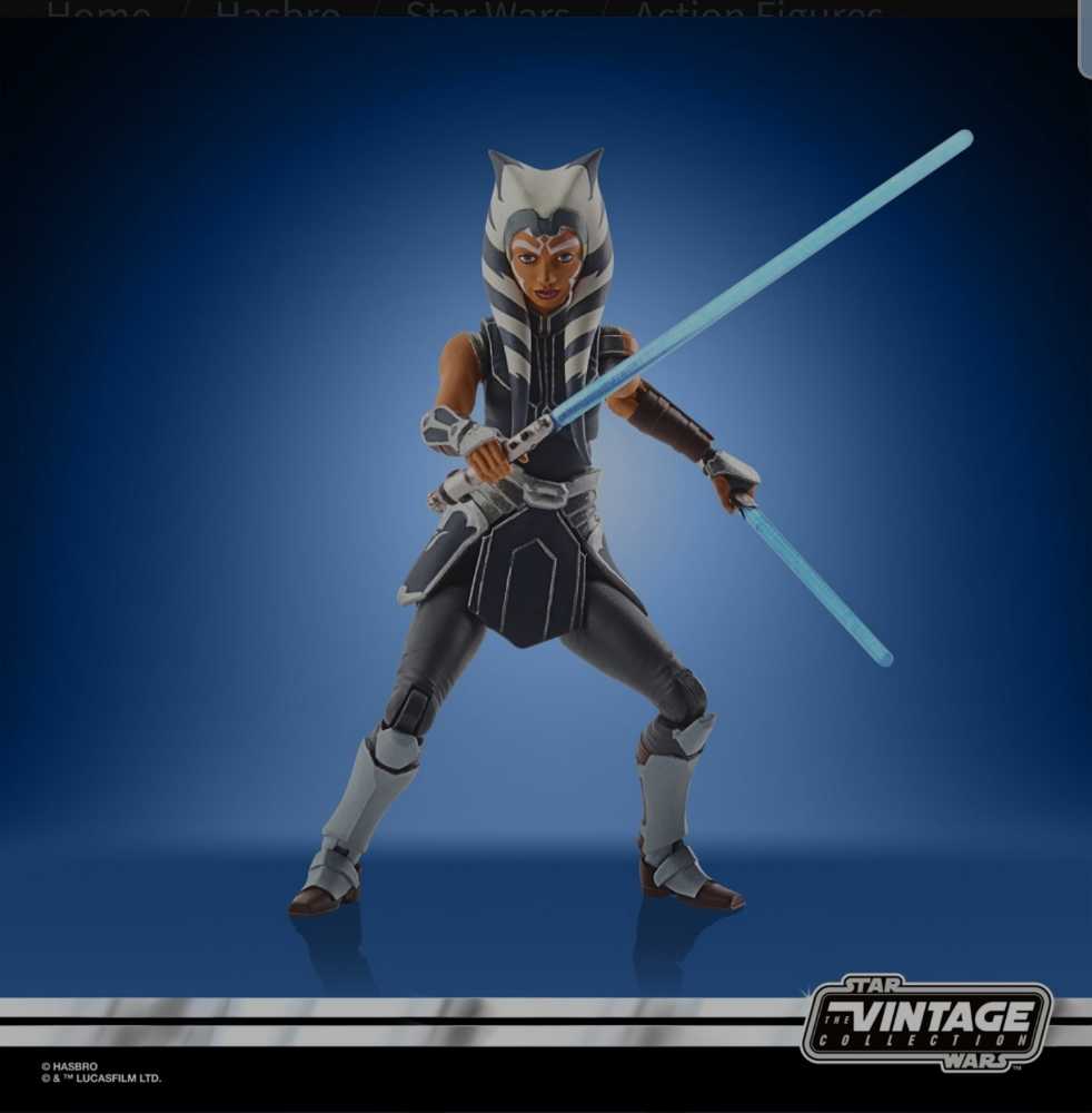 Ahsoka Tano (Mandalore) - Hasbro (Star Wars The Vintage Collection) action figure collectible [Barcode 5010993834372] - Main Image 3