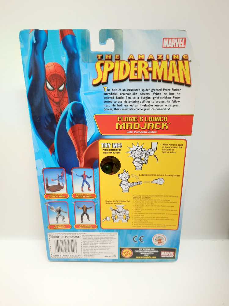 MadJack - Toybiz (The Amazing Spider-Man) action figure collectible [Barcode 035112727293] - Main Image 2