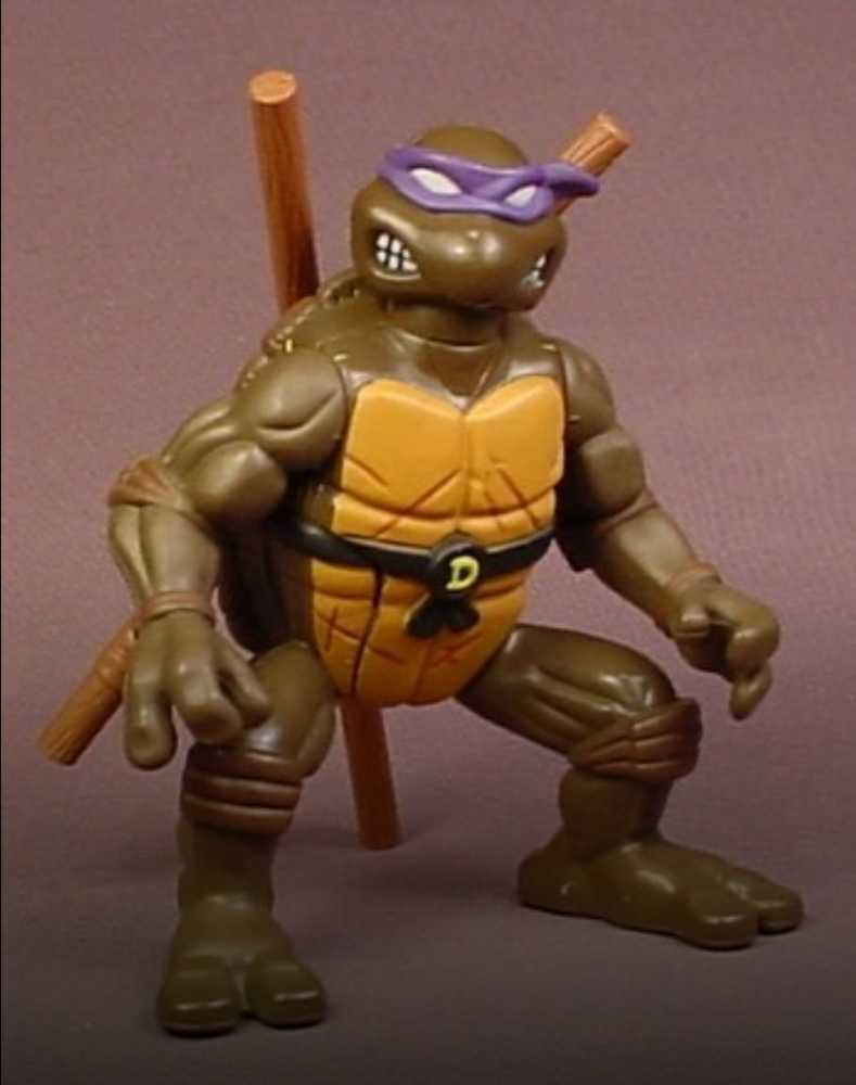 TMNT Vintage | Cartwheelin Karate Don - Playmates action figure collectible [Barcode 043377054481] - Main Image 2
