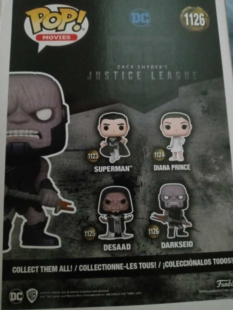Darkseid #1126 - Funko (Funko Pops) action figure collectible [Barcode 889698573597] - Main Image 3