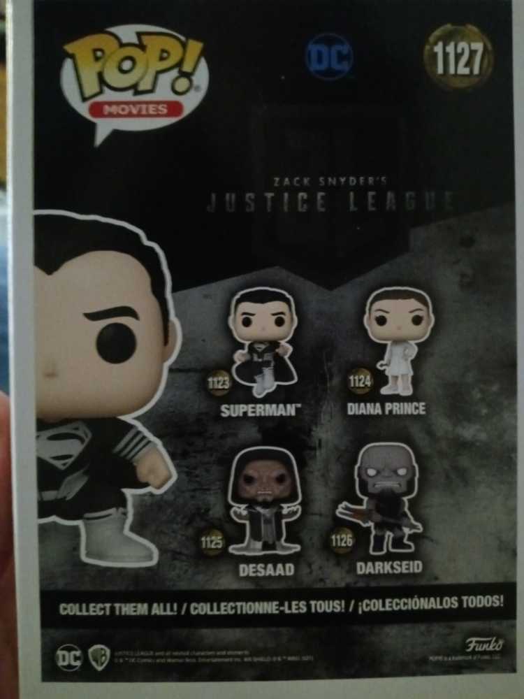 Justice League: The Snyder Cut - Superman In Landing Pose #1127 - Funko (Justice League) (Zack Snyders Justice League (2021)) action figure collectible [Barcode 889698568357] - Main Image 3