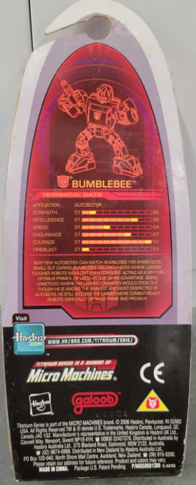Bumblebee - Galoob (Titanium 3”) action figure collectible - Main Image 3