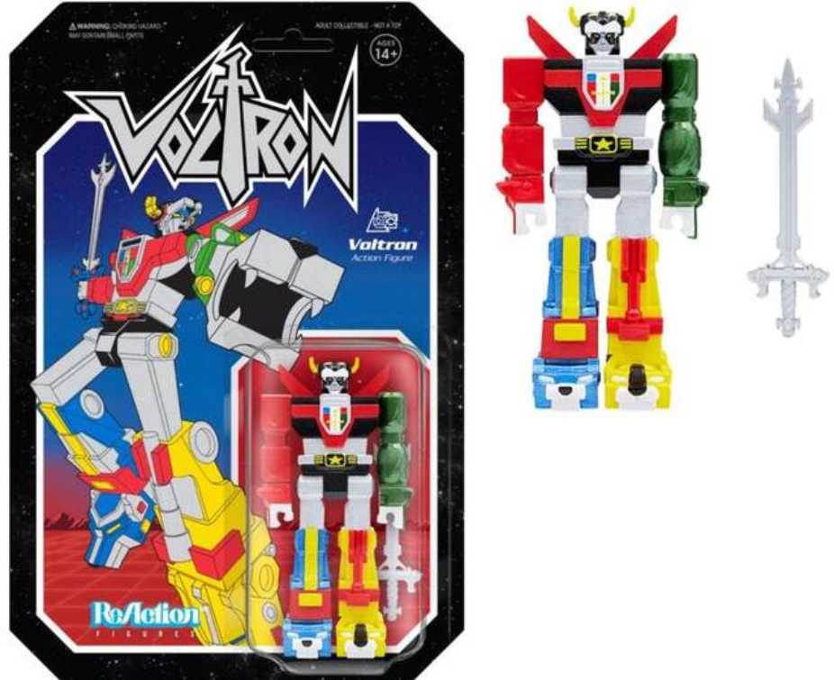 Voltron (Metallic) - Super 7 (Voltron Defender of the Universe) action figure collectible [Barcode 840049813502] - Main Image 4