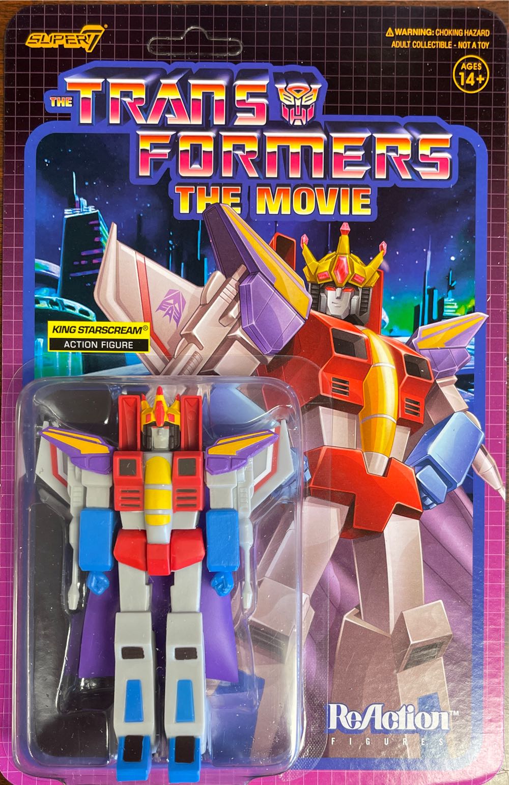 Starscream (Coronation) - Super7 (The Transformers: The Movie) action figure collectible [Barcode 840049809543] - Main Image 1
