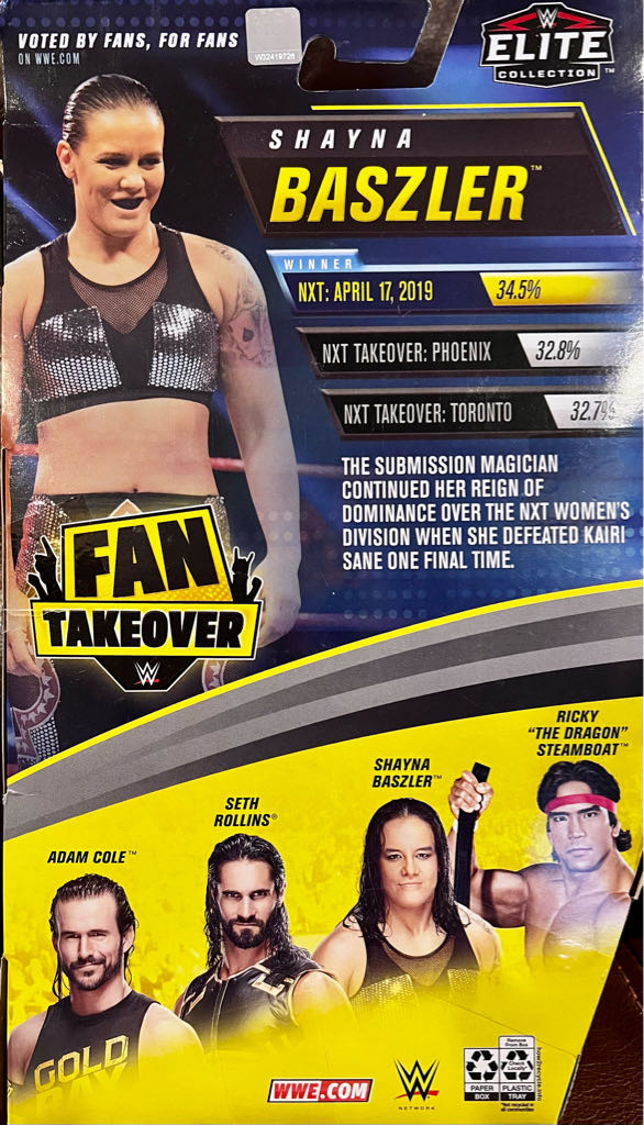 Shayna Baszler Elite Fan Takeover - Mattel (WWE Elite Fan Takeover Series) action figure collectible [Barcode 887961947878] - Main Image 2