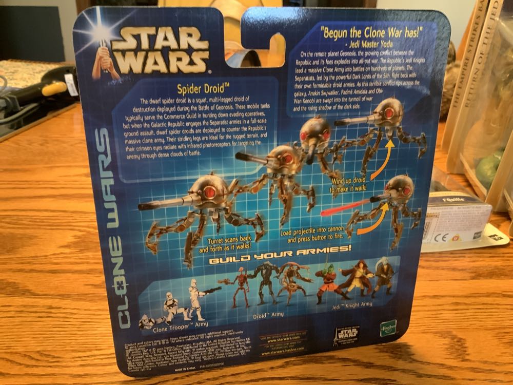 Spider Droid -Separatist Forces - Kenner Hasbro (Clone Wars) action figure collectible [Barcode 076930850510] - Main Image 2