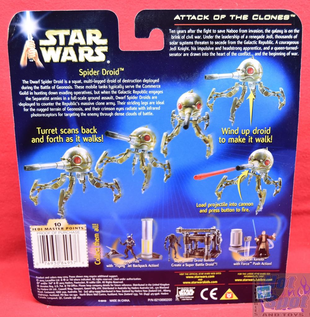 Spider Droid -Separatist Forces - Kenner Hasbro (Clone Wars) action figure collectible [Barcode 076930850510] - Main Image 4