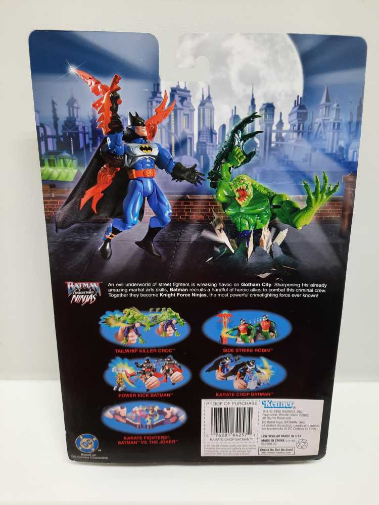 Batman (Karate Chop)  (Batman: Knight Force Ninjas: 6”) action figure collectible [Barcode 076281642574] - Main Image 2
