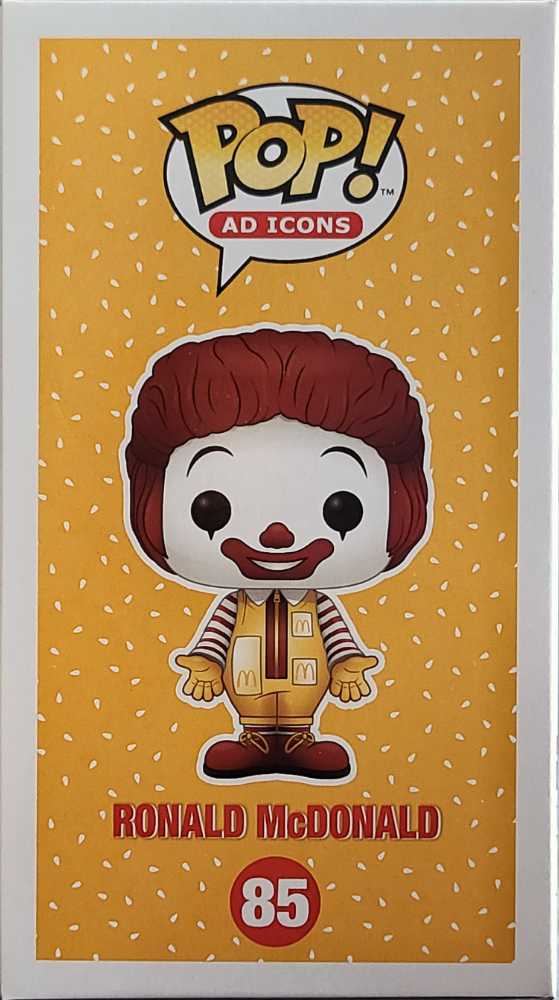 Funko Pop! Icons: McDonald’s - Ronald McDonald Australia Maccas Exclusive Diamond Collection Glitter Edition  - Funko (McDonald’s) action figure collectible [Barcode 889698574969] - Main Image 3