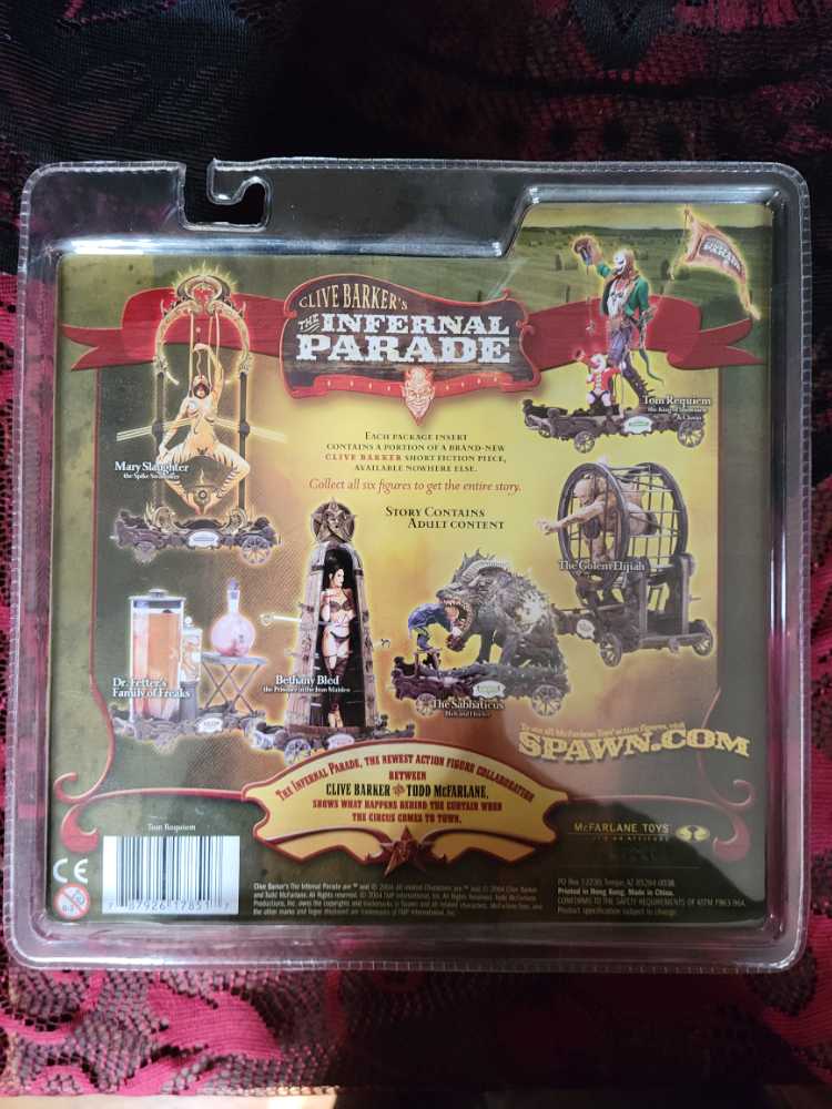 Tom Requiem  - McFarlane Toys (Clive Barker’s Infernal Parade) action figure collectible [Barcode 787926178517] - Main Image 2