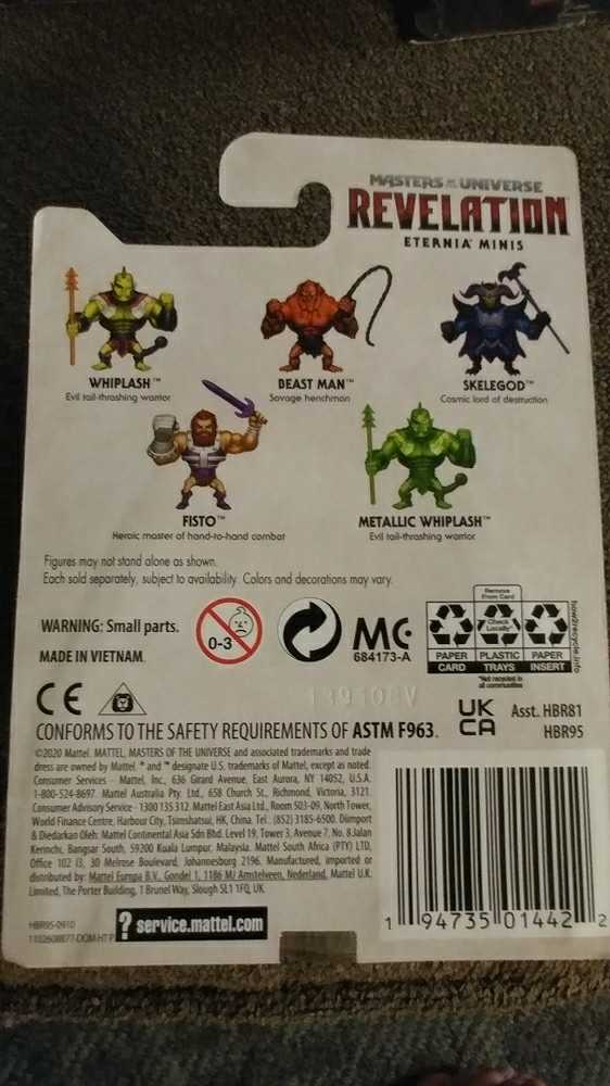 Fisto - Mattel (Masters Of The Universe) action figure collectible [Barcode 194735014422] - Main Image 2