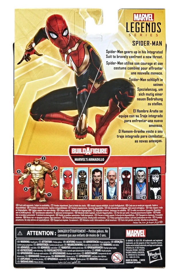 Spider-man (Integrated Suit) - Hasbro (Marvel Legends) action figure collectible [Barcode 5010993844722] - Main Image 2